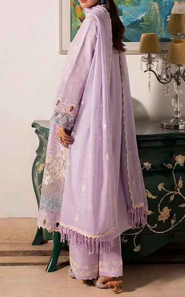 Gulmina Lilac Lawn Suit | Pakistani Lawn Dress in USA- Image 2