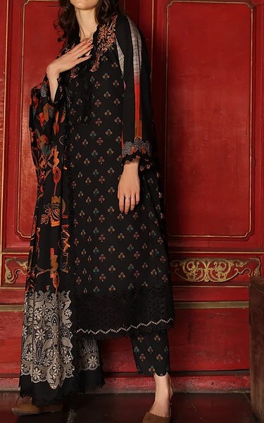 Charizma Black Staple Suit | Pakistani Winter Dresses in USA- Image 1