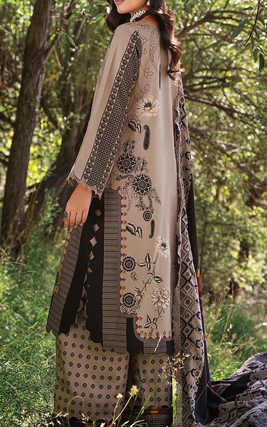 Charizma Beige/Black Staple Suit | Pakistani Winter Dresses in USA- Image 2