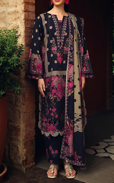Charizma Black Staple Suit | Pakistani Winter Dresses in USA- Image 1