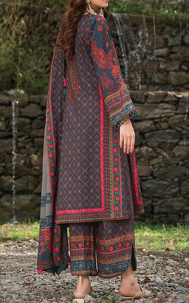 Charizma Dusk Blue Staple Suit | Pakistani Winter Dresses in USA- Image 2
