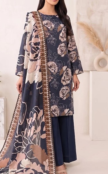 Humdum Pickled Bluewood Lawn Suit | Pakistani Lawn Dress in USA- Image 1