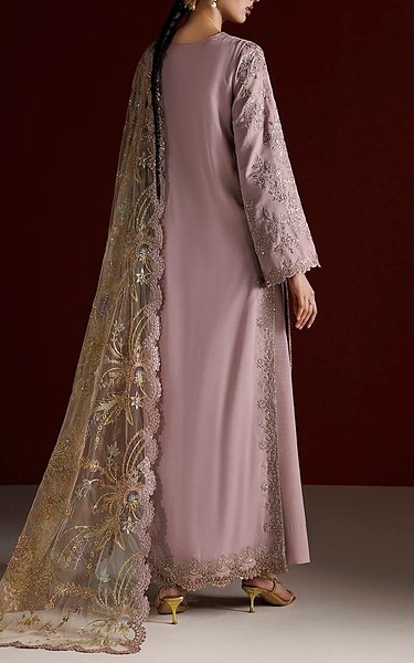 Iznik Lavender Chiffon Suit | Pakistani Embroidered Chiffon Dresses USA- Image 3