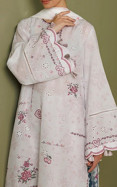 Jazmin Off White Lawn Suit | Pakistani Lawn Dress in USA- Image 1