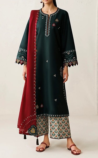 Jazmin Gable Green Lawn Suit | Pakistani Lawn Dress in USA- Image 1