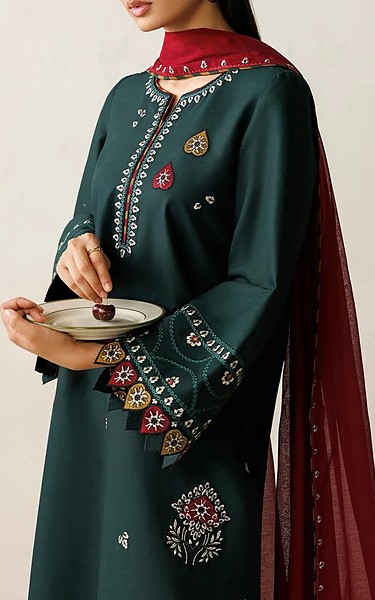 Jazmin Gable Green Lawn Suit | Pakistani Lawn Dress in USA- Image 2