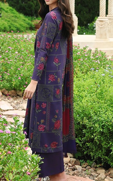 Jazmin Navy Blue Lawn Suit | Pakistani Lawn Dress in USA- Image 2
