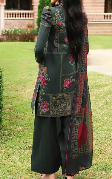 Jazmin Charcoal Lawn Suit | Pakistani Lawn Dress in USA- Image 2