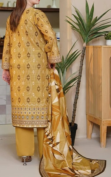 Khas Sand Gold Khaddar Suit | Pakistani Winter Dresses in USA- Image 1