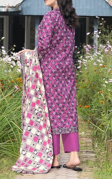 Khas Light Plum Khaddar Suit | Pakistani Winter Dresses in USA- Image 2