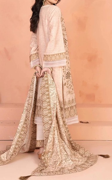 Khas Misty Rose Khaddar Suit | Pakistani Winter Dresses in USA- Image 2