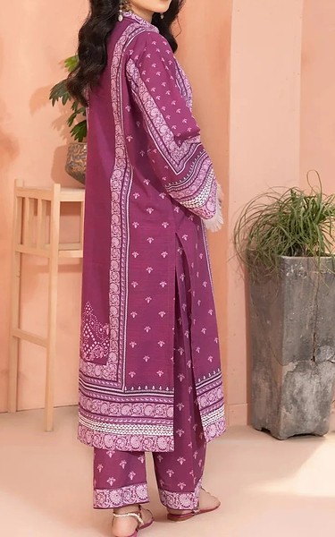 Khas Raspberry Khaddar Suit (2 Pcs) | Pakistani Winter Dresses in USA- Image 2