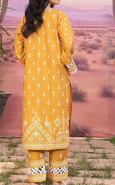 Khas Orange Khaddar Suit (2 Pcs) | Pakistani Winter Dresses in USA- Image 2