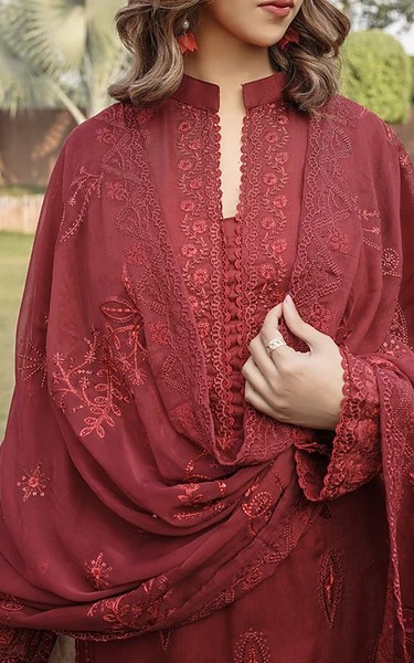 Marjjan Rose Vale Viscose Suit | Pakistani Winter Dresses in USA- Image 2