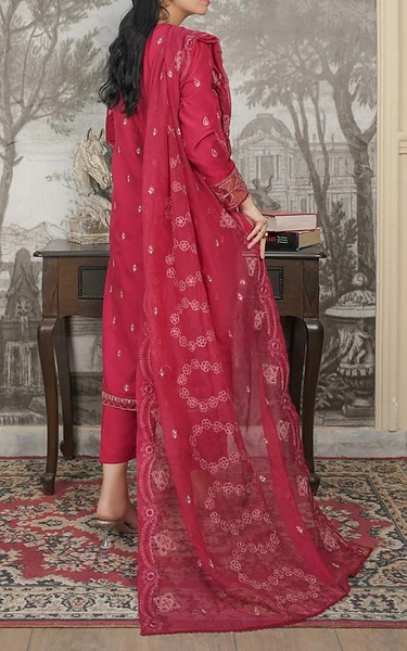 Marjjan Cardinal Viscose Suit | Pakistani Winter Dresses in USA- Image 2