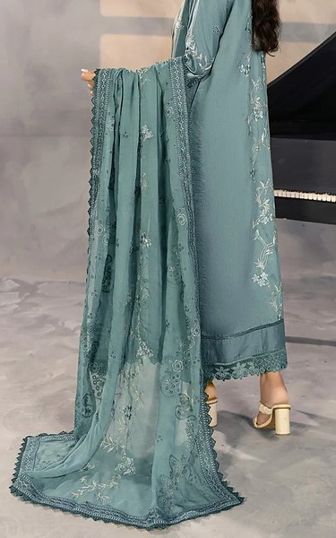Marjjan Slate Viscose Suit | Pakistani Winter Dresses in USA- Image 2