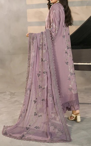 Marjjan Lilac Viscose Suit | Pakistani Winter Dresses in USA- Image 2