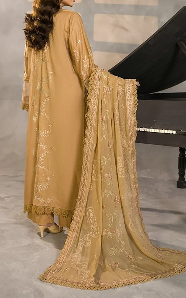 Marjjan Fawn Viscose Suit | Pakistani Winter Dresses in USA- Image 2