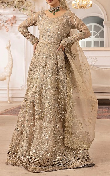 Motifz Ivory Organza Suit | Pakistani Embroidered Chiffon Dresses USA- Image 2