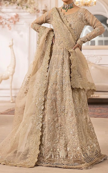 Motifz Ivory Organza Suit | Pakistani Embroidered Chiffon Dresses USA- Image 3