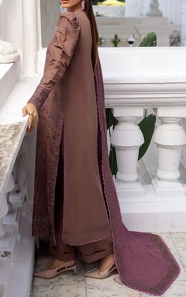 Motifz Rose Taupe Khaddar Suit | Pakistani Winter Dresses in USA- Image 2