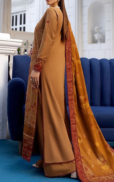 Motifz Bronze Khaddar Suit | Pakistani Winter Dresses in USA- Image 2