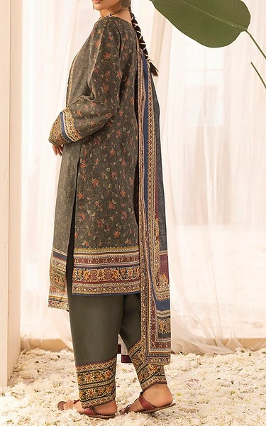 Motifz Grey Khaddar Suit | Pakistani Winter Dresses in USA- Image 2