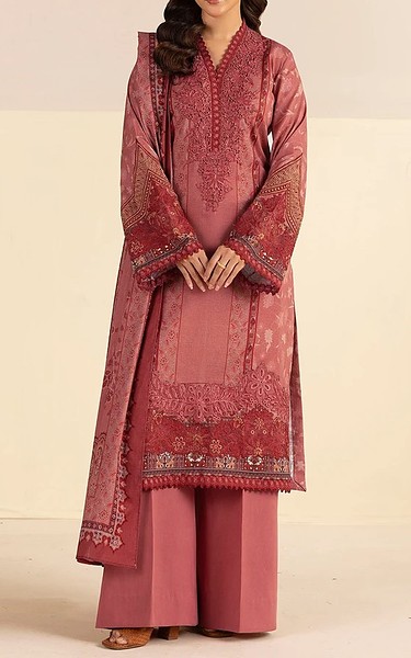 Motifz Rose Vale Linen Suit | Pakistani Winter Dresses in USA- Image 1