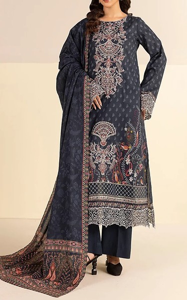 Motifz Black Linen Suit | Pakistani Winter Dresses in USA- Image 1