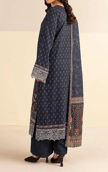 Motifz Black Linen Suit | Pakistani Winter Dresses in USA- Image 2