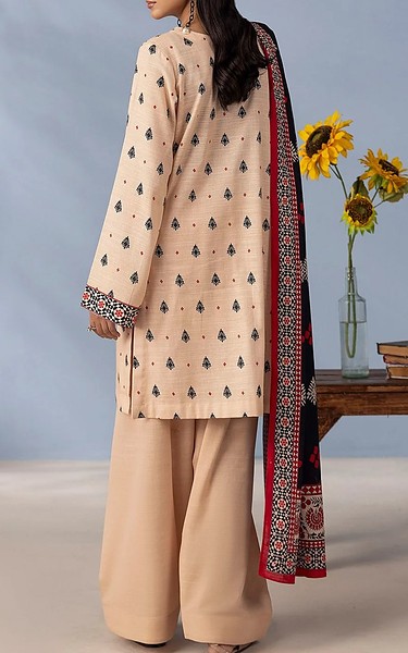 Motifz Ivory Khaddar Suit | Pakistani Winter Dresses in USA- Image 2