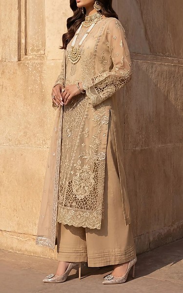 Motifz Fawn Organza Suit | Pakistani Embroidered Chiffon Dresses USA- Image 2