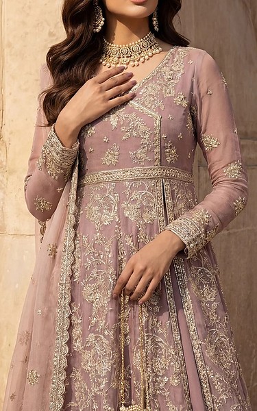 Motifz Rose Pink Chiffon Suit | Pakistani Embroidered Chiffon Dresses USA- Image 3
