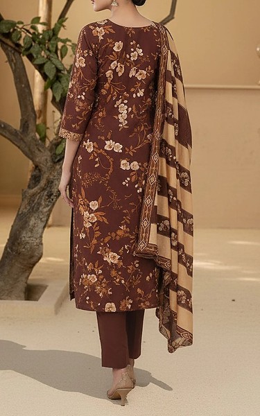 Motifz Wine Khaddar Suit | Pakistani Winter Dresses in USA- Image 2
