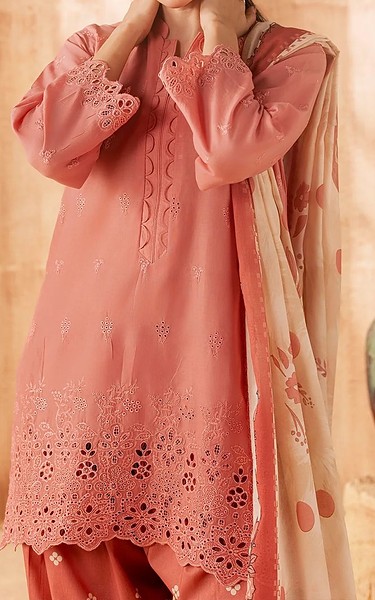 Motifz Pink Lawn Suit | Pakistani Lawn Dress in USA- Image 2