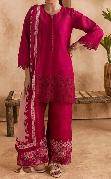Motifz Magenta Lawn Suit | Pakistani Lawn Dress in USA- Image 1