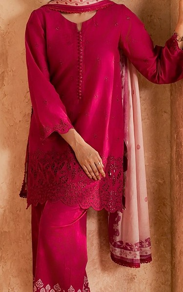 Motifz Magenta Lawn Suit | Pakistani Lawn Dress in USA- Image 2
