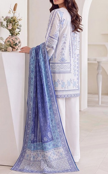 Motifz Off-white Lawn Suit | Pakistani Lawn Dress in USA- Image 2