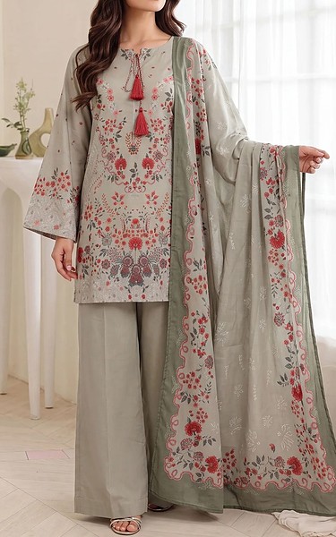 Motifz Grey Lawn Suit | Pakistani Lawn Dress in USA- Image 2