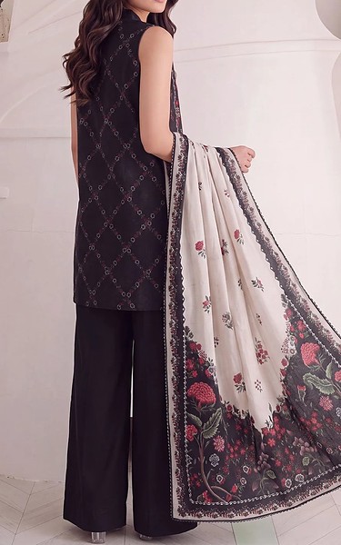 Motifz Black Lawn Suit | Pakistani Lawn Dress in USA- Image 2