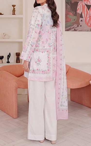 Motifz White/Pink Lawn Suit | Pakistani Lawn Dress in USA- Image 2