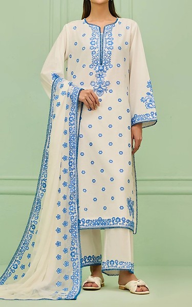 Orient White Lawn Suit | Pakistani Lawn Dress in USA- Image 1