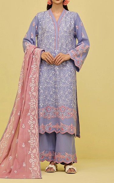 Orient Cadet Grey Lawn Suit | Pakistani Lawn Dress in USA- Image 1