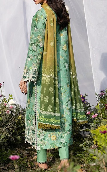 RajBari Sage Green Lawn Suit | Pakistani Lawn Dress in USA- Image 2