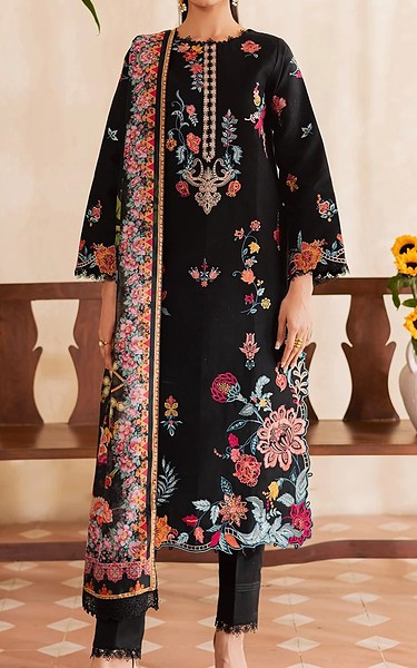 RajBari Black Lawn Suit | Pakistani Lawn Dress in USA- Image 1