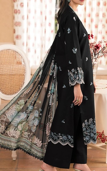 RajBari Black Lawn Suit | Pakistani Lawn Dress in USA- Image 2