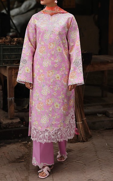 Rajbari Mauve Lawn Suit | Pakistani Lawn Dress in USA- Image 1