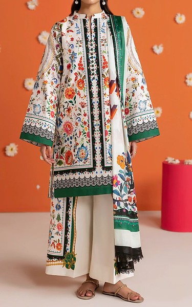 RajBari Multicolor Lawn Suit | Pakistani Lawn Dress in USA- Image 1