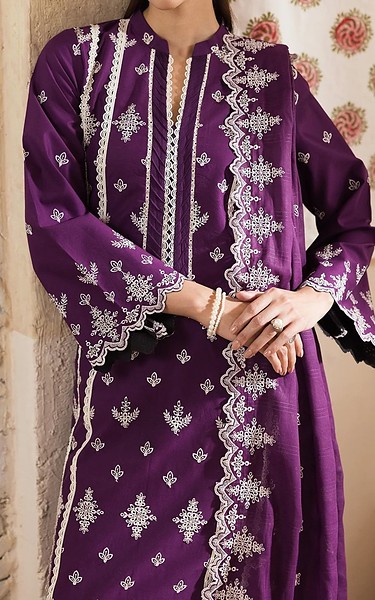 RajBari Indigo Lawn Suit | Pakistani Lawn Dress in USA- Image 2