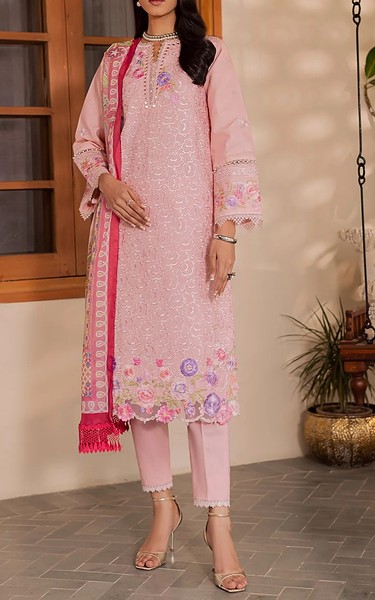 RajBari Pink Lawn Suit | Pakistani Lawn Dress in USA- Image 2